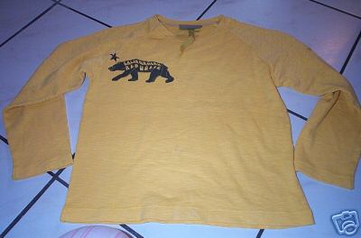 BAD BOYS cooles gelbes LA-Shirt m. Druck Gr. 128 NEU - Picture 1 of 2