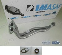 Imasaf Auspuff Hosenrohr, Abgasrohr für Audi 100 (C2) + Avant 2.0/2.1