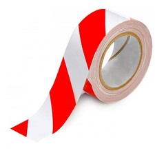 SOCIAL DISTANCING PVC FLOOR HAZARD WARNING TAPE ROLLS SELF ADHESIVE 48MM X 33M