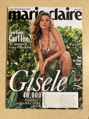april 2020 Marie Claire Gisele Bundchen sexy cover Super Model Tom Brady's Ex
