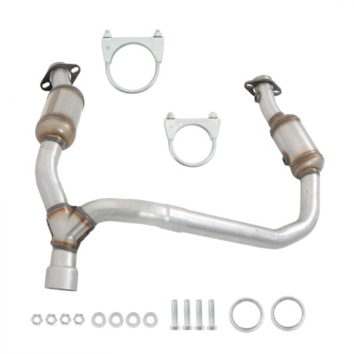 LABLT LH+RH Y Pipe Catalytic Converters For 2006-2008 Dodge Ram 1500 3.7L & 4.7L