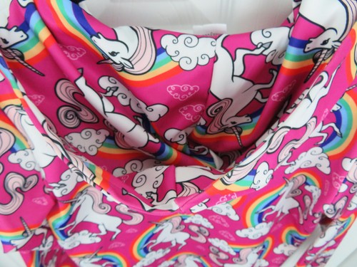 UNICORN Themed Hoodie Jacket - Girls Size XL - Zip Closure Funnycokid Pink - Picture 7 of 11