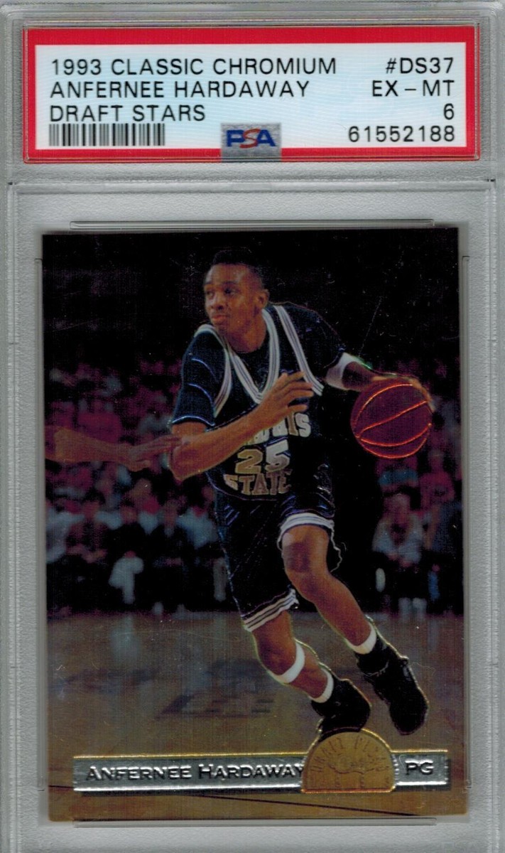 ペニー　ハーダウェイ　リフラクター　クリア　カード 1993 Classic Chromium Draft Stars #DS37 Anfernee Hardaway RC