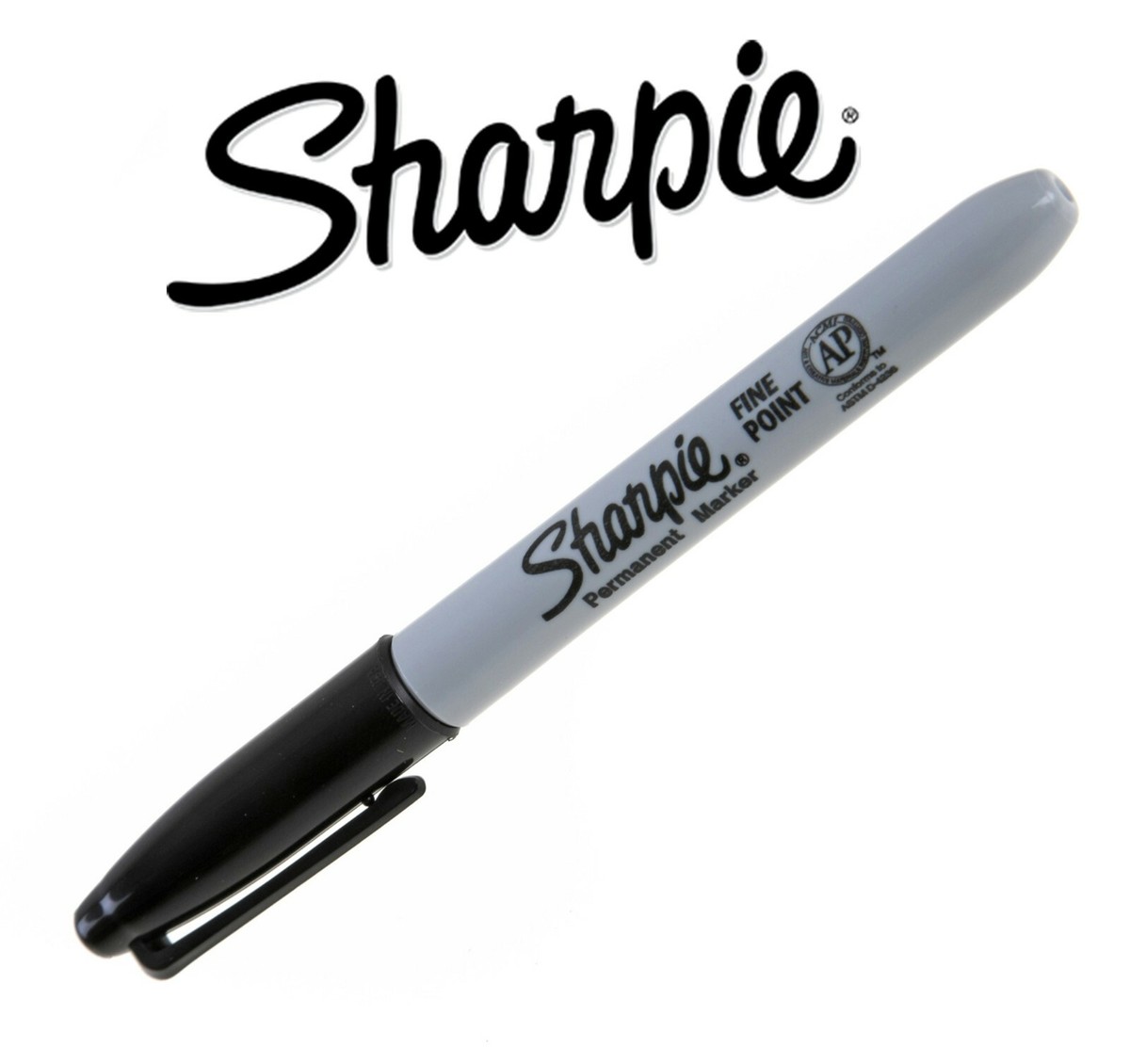 SHARPIE Black Permanent FINE Point Bullet Tip Marker Pens 1 2 4 5