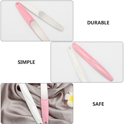 4 outlet Pcs Lime À Ongles En Acier Inoxydable Limes Pour Naturels Manquer