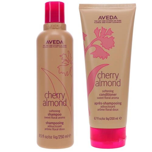 Champú y acondicionador suavizante de almendras cereza Aveda dúo 8,5 oz - Imagen 2 de 2
