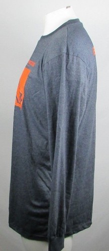 Camiseta Denver Broncos Para Hombres Grande y Alto Majestuosa Carbón L/S Equipo Ropa NFL - Imagen 3 de 8