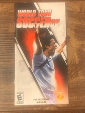 World Tour Soccer 06 2006 Playstation Portable Sony PSP Instruction Manual Only