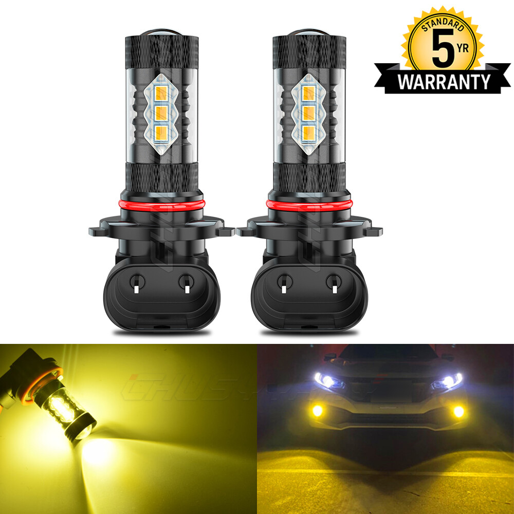 For Lexus LS460 2007-2012 Yellow 9145 H10 LED Fog Light Bulbs | eBay