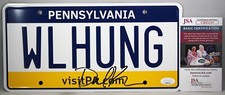 DAVID KOECHNER SIGNED THE OFFICE LICENSE PLATE TODD TV SHOW AUTOGRAPHED +JSA COA