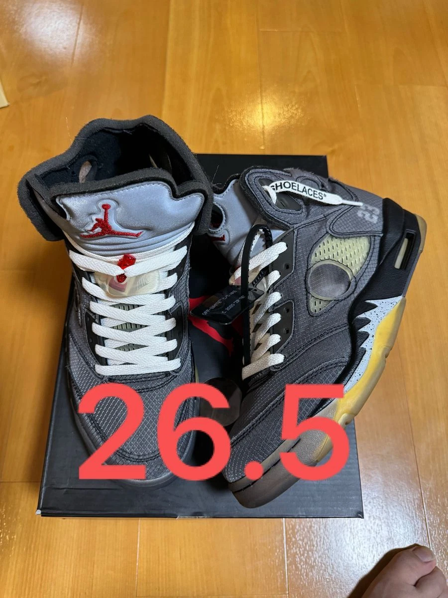 Nike air 9 shop off white black