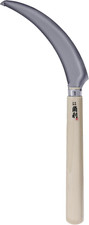 Japanese Sickle Garden Tool 6.7" Serrated Blade Made in Japan, Garden Sickle f