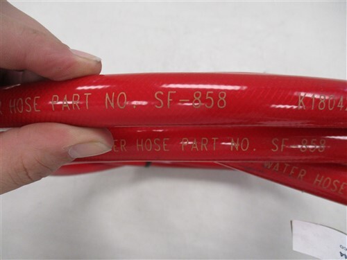 SEA TECH 12' WATER HOSE U832525-144 RED MARINE BOAT - Picture 9 of 11