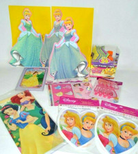 Hallmark Disney Princess Party Supplies Decorations Tablecloth Favors Lot Set