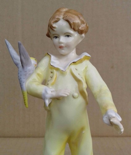 6,5" ROYAL WORCESTER - IL PARROCCHETTO - RW3087 - COLORAZIONE GIALLA. - Foto 3 di 12
