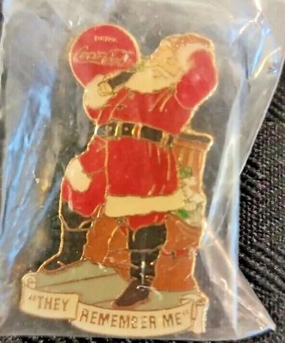 Coca-Cola Collectibles Lapel Pins SANTA CLAUS Lot of 5 Vintage Coke Bottle - Picture 7 of 12