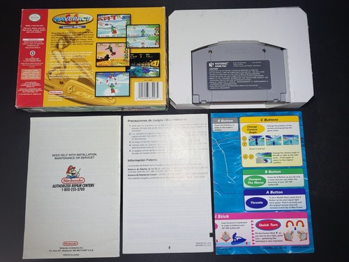 Wave Race 64 Lanzamiento Original Nintendo 64 N64 EXCELENTE+ Estado COMPLETO n caja! - Imagen 8 de 8