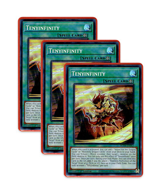 Yugioh! Tenyinfinity SUDA-EN062 (SR) 1st Ed 3x ''Tenyi Support''