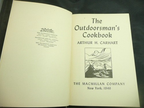 THE OUTDOORSMAN'S COOKBOOK 1946 HARDCOVER COOKBOOK - Imagen 3 de 5