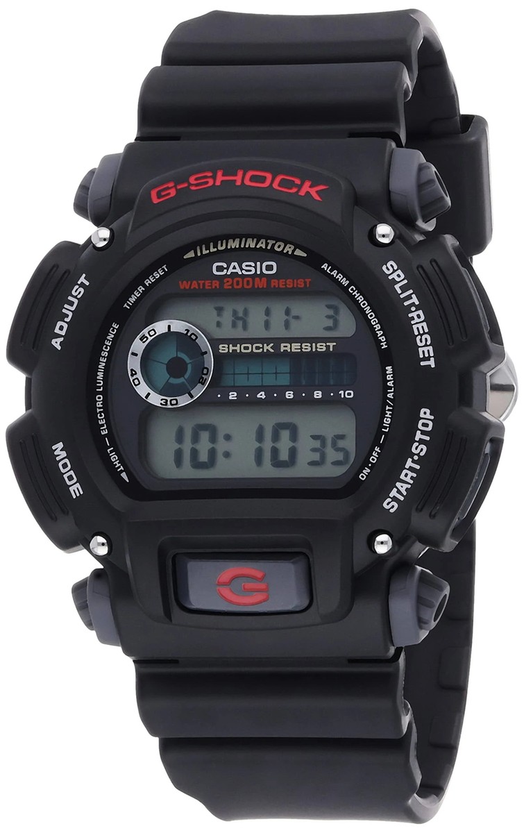 CASIO G-SHOCK 3525デジタル腕時計 ブラック G-SHOCK CASIO メンズクオーツ スクエアデジタル 耐衝撃構造
