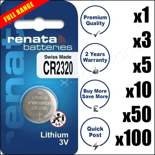 Renata Lithium Battery Cell 3V CR2032 1025 1220 1616 1632 2016 2025 2320 2450N - Picture 28 of 38