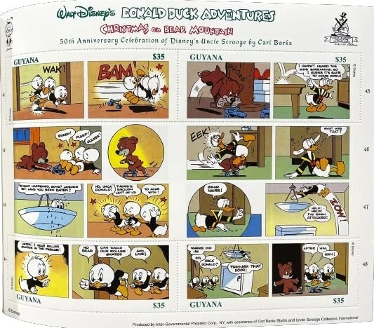 Portugal 1995 Walt Disney Christmas on Bear Mountain Stamp Booklet by Carl Barks - Image 2 of 4