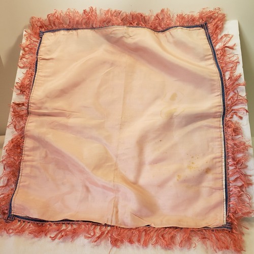 Vintage SHEPPARD Air Force Base MOTHER Satin Souvenir Pillow Case Fringe Texas - Picture 6 of 12