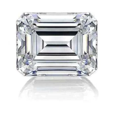 0.50 CT Natural White Diamond Emerald Cut VVS1 D Grade Certified H26