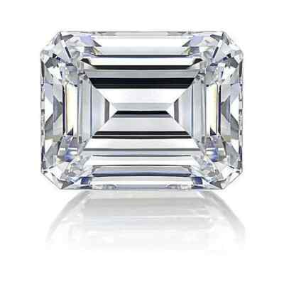 #ad 0.50 CT Natural White Diamond Emerald Cut VVS1 D Grade Certified H26 $10.75