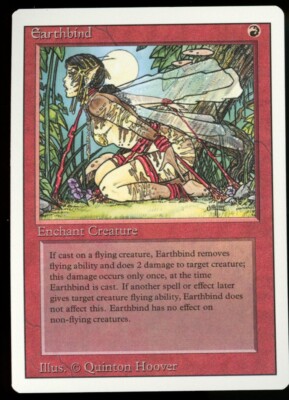 MTG Earthbind NM Revised Edition 3ED VINTAGE Magic The Gathering