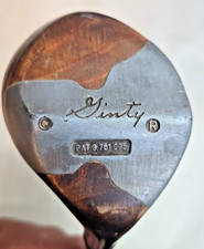 Vintage Stan Thompson "Ginty" RH Wood Golf Club; Pat. 3761 095