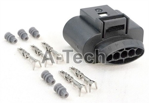 Kits de conector de flujo de aire masivo para Audi B5 A4 S4 C5 Volkswagen Beetle 4D0973725 - Imagen 2 de 2