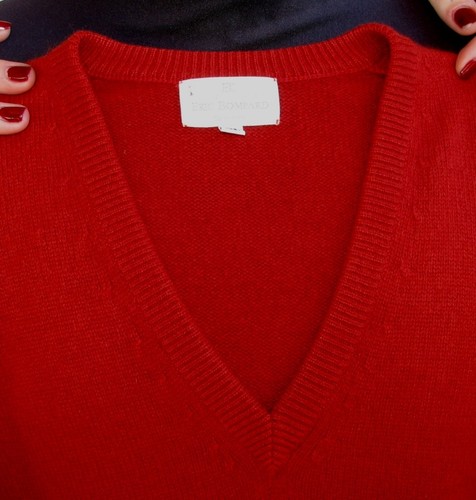 Etat T 100 Cachemire Bompard 50 52 Rouge Ex Xl Eric Orange Pull Longues M w6HOg8