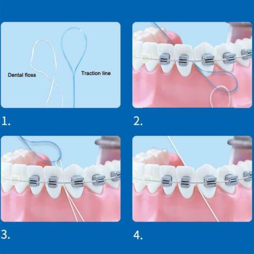 Paquetes de 35 roscos de hilo dental para coronas de bridgework bonitos - Imagen 5 de 8
