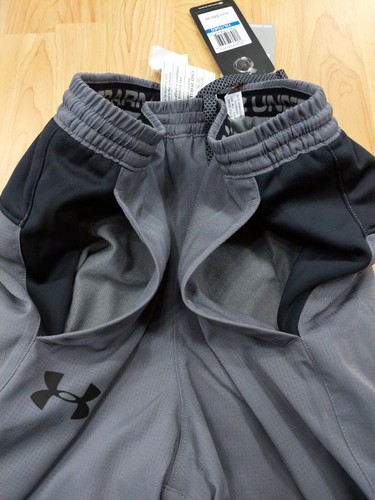 YOUTH Under Armour ColdGear Reactor Pants Insulated Grey NWT $90 XL - Picture 4 of 12
