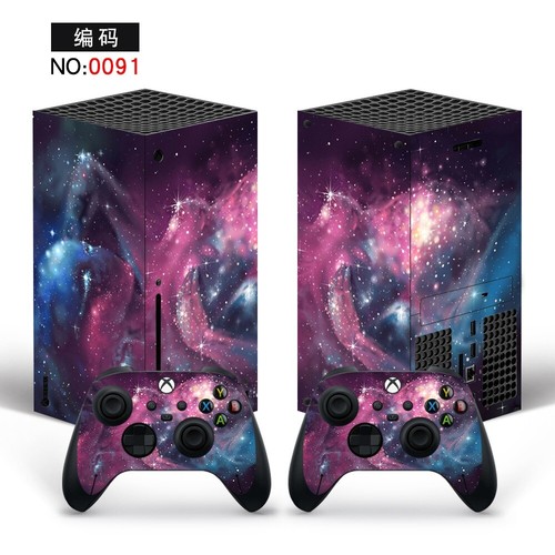 Calcomanía adhesiva de vinilo Galaxy Skin Wrap Starry Sky Xbox Series X para estrellas de consola - Imagen 13 de 21