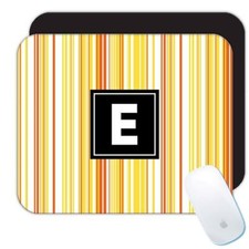 Gift Mousepad : Stripes Yellow Modern Home Decor Scandinavian