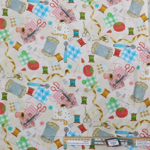 Patchwork Quilting Sewing Fabric Quilt Shop Allover 50x55cm FQ - Picture 3 of 6
