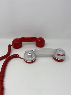 Vintage Coca Cola Snow Dome Phone Telephone Original Box 2 Hand