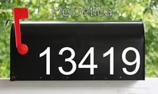 2 Sets of 2.5" Custom Mailbox Numbers Home Business Address Vinyl Die Cut Decals