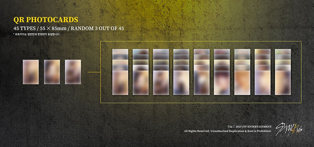 STRAY KIDS] Cle 2:Yellow Wood / Official Photocard [Yellow