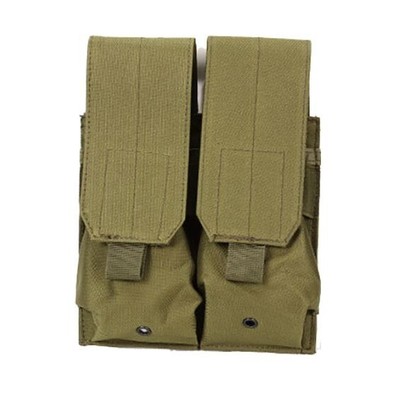 M16 AR15 M4 Molle Double Mag Pouch Doppelmagazintasche Airsoft Tasche Oliv Grün