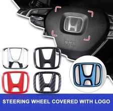 1pcs Car Steering Wheel Decoration Sticker Badge Auto Styling For Honda Civic