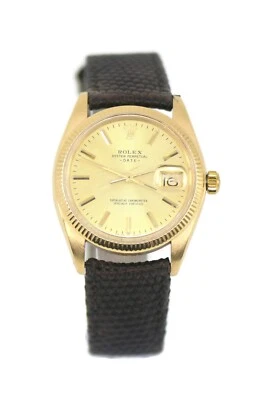 Rolex Oyster Perpetual Date 18K Gelbgold Uhr 1503 - Bild 1 von 3