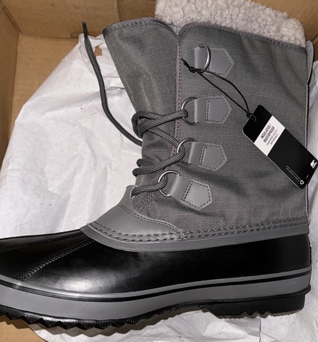 Sorrel 1964 PAC Nylon WP Men’s Size 11.5 Snow Boots “Quarry/ Dove” - Picture 8 of 12