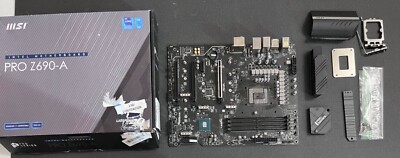 As-is Untested MSI PRO Z690-A WiFi DDR4 - ProSeries Motherboard ATX A2
