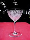 BACCARAT Rohan Combourg Wine Crystal Glass Engraved Art Deco
