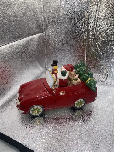 Caja de golosinas Waterford Holiday Heirlooms Candy Car foto/tarjetador - Imagen 5 de 8