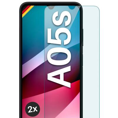 2x Echt Glas für Samsung Galaxy A05s Panzerfolie HD Handy Premium Displayschutz