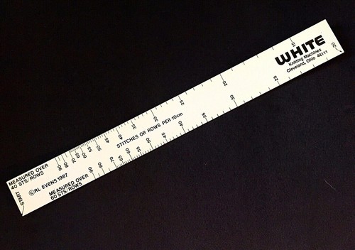 STICH- ODER REIHENMESSLINEAL - Wählen Sie pro Zoll oder pro 10 cm - Lineal für Std/Fein - Bild 3 von 6
